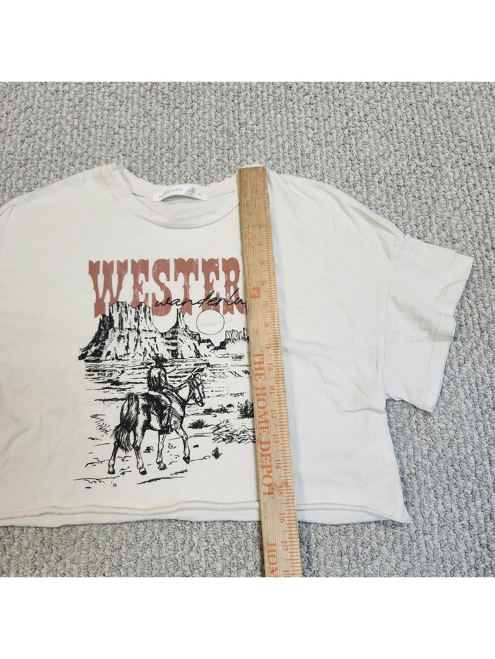 ALTARD STATE Western Graphic Crop T-Shirt Size Small - Picture 3 of 7